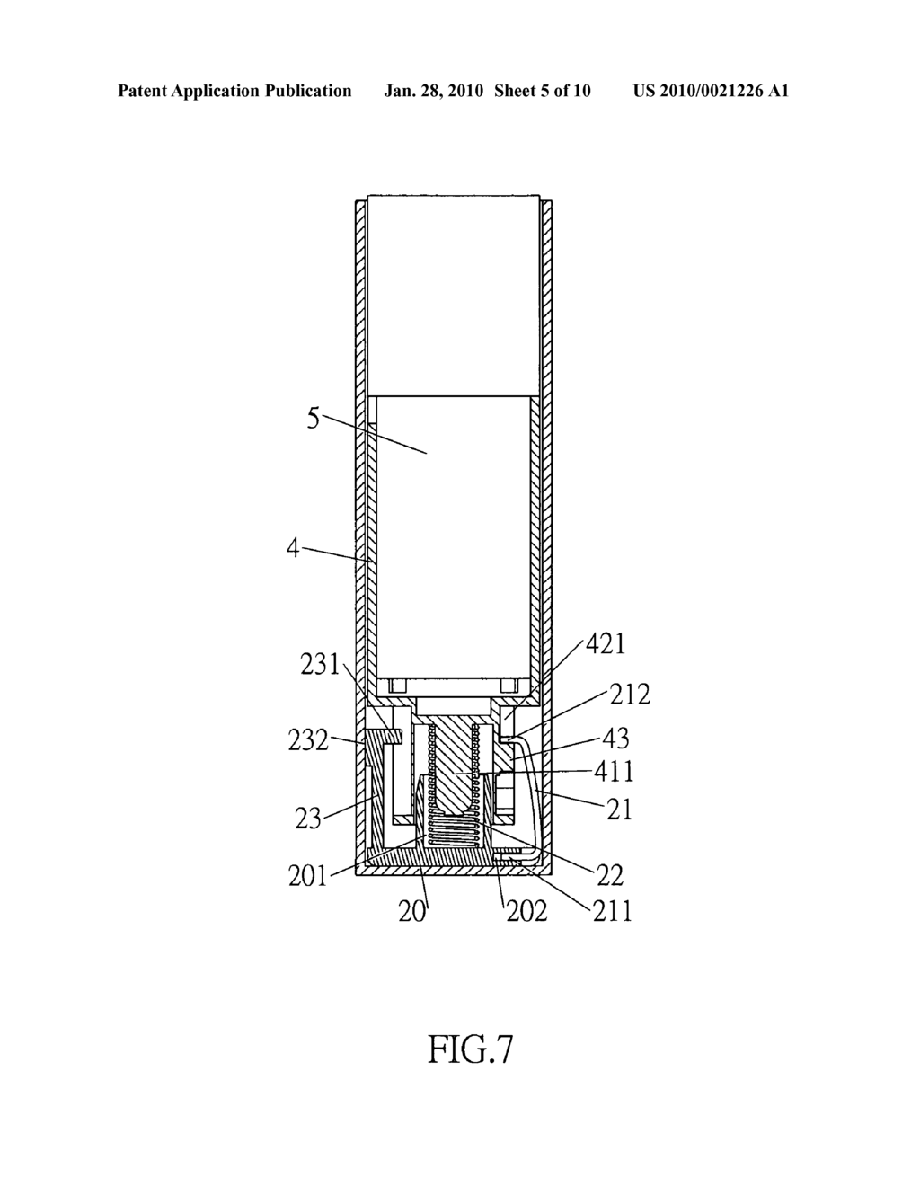 Lipstick case - diagram, schematic, and image 06