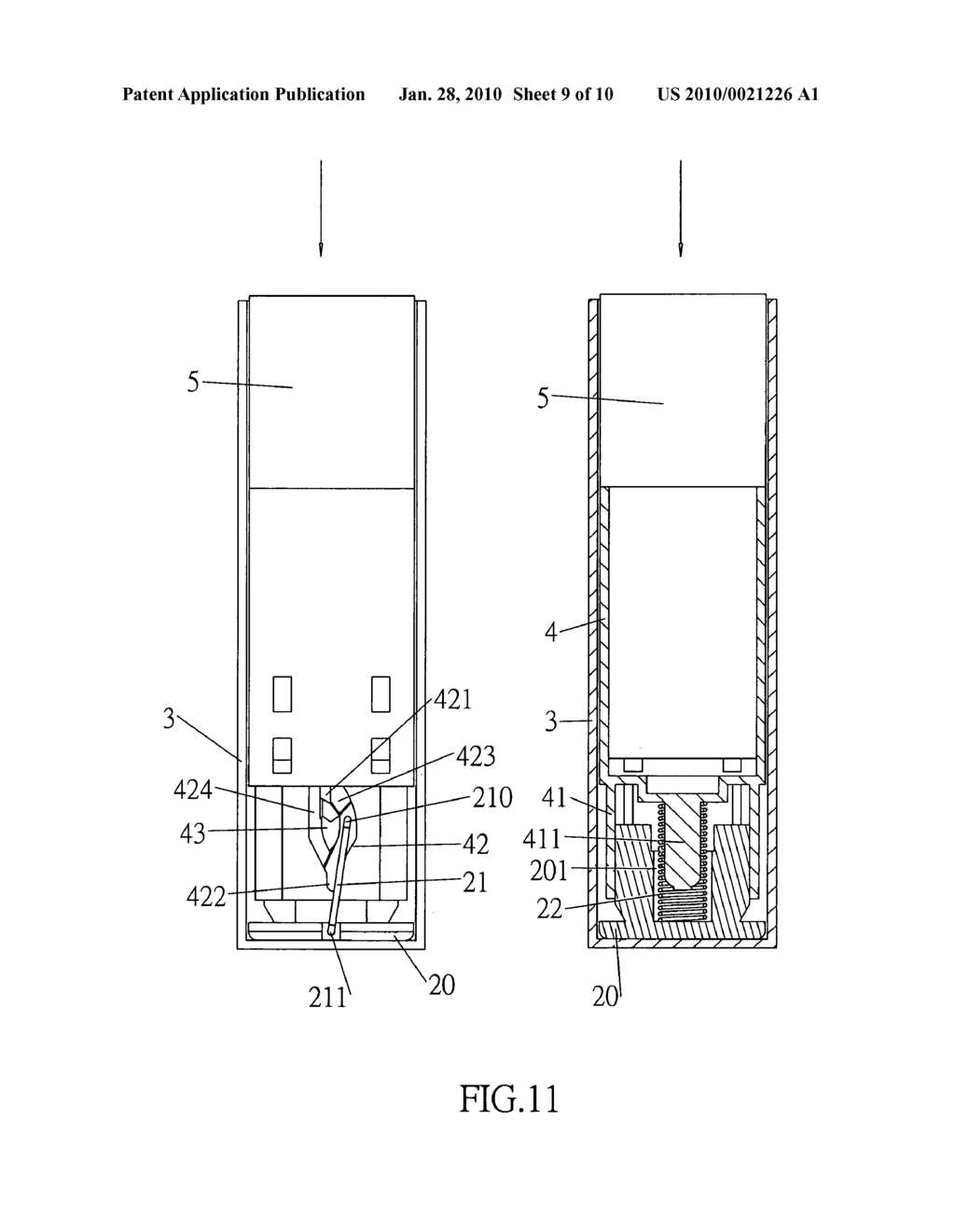 Lipstick case - diagram, schematic, and image 10