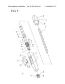 STICK-SHAPED ARTICLE PROPELLING CONTAINER diagram and image