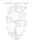 TOOLING AND METHOD FOR THE MANUFACTURE OF A TAB WITH COIN PRECURL FOR IMPROVED CURL FORMATION diagram and image