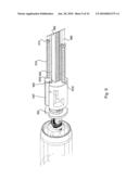 Pick up device with telescoping tube diagram and image