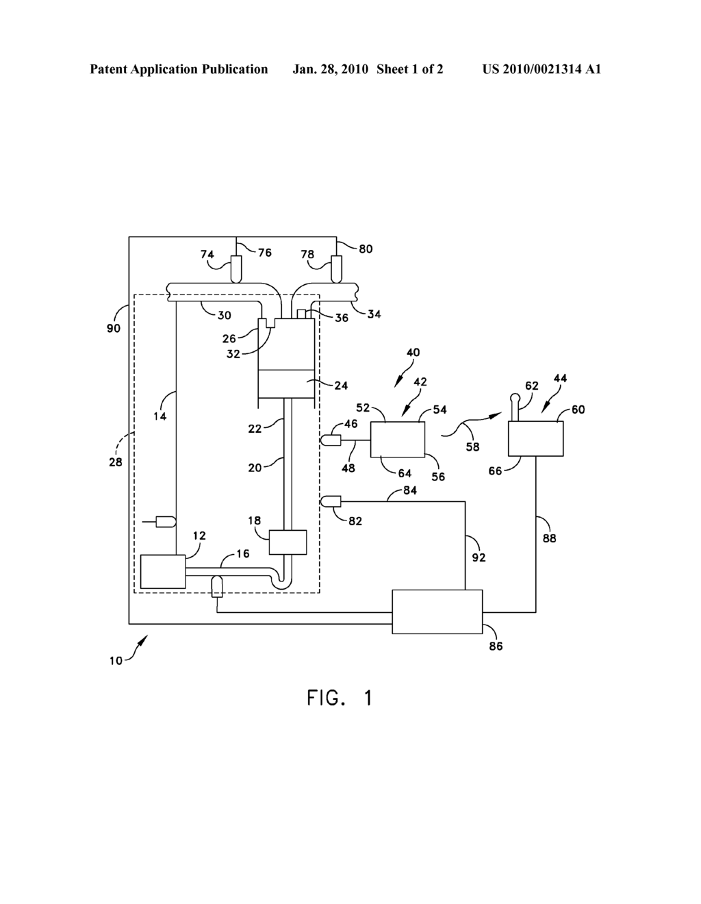 METHOD AND APPARATUS FOR MONITORING THE PERFORMANCE OF A COMPRESSOR - diagram, schematic, and image 02