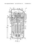 BAFFLE MEMBER FOR SCROLL COMPRESSORS diagram and image