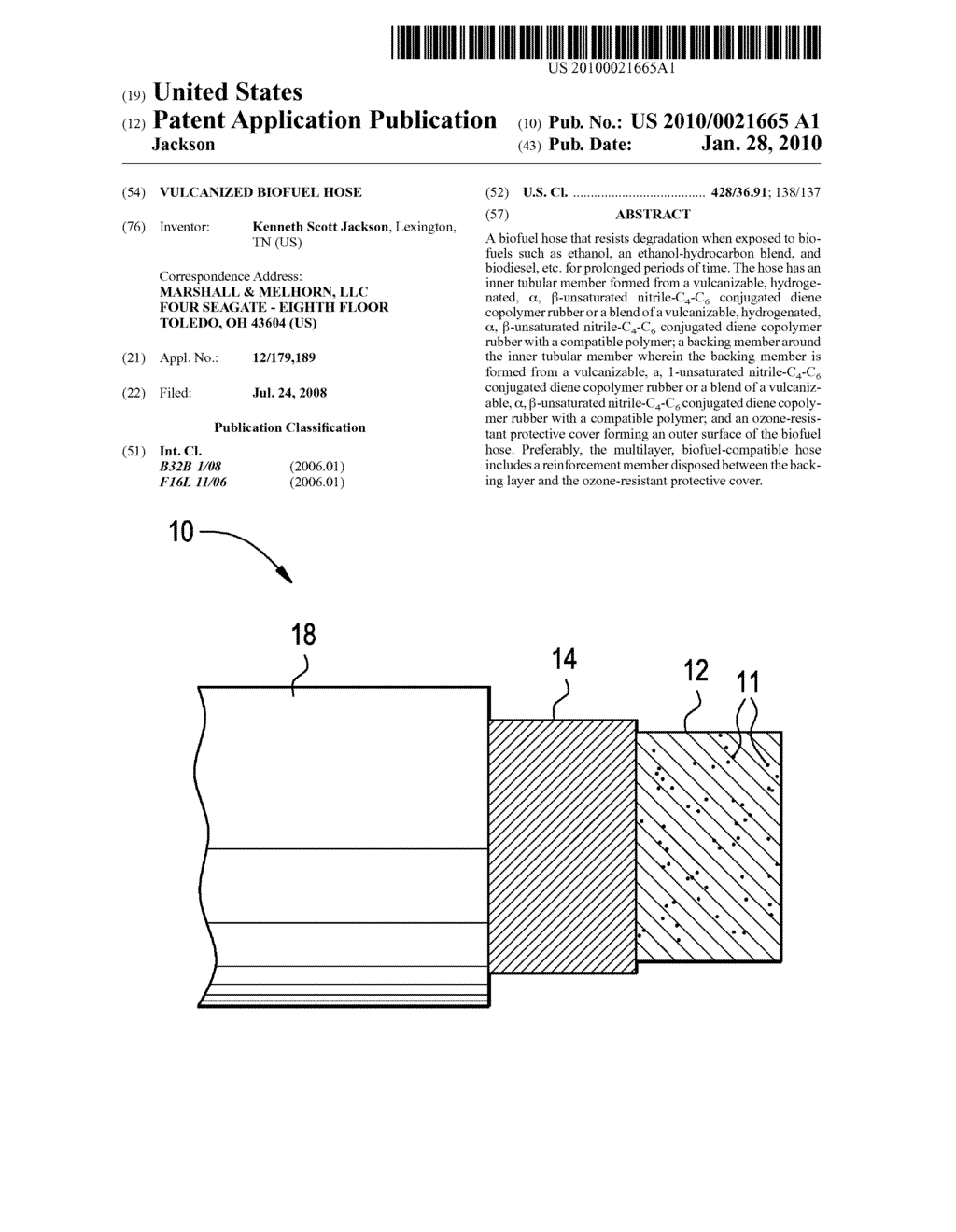 VULCANIZED BIOFUEL HOSE - diagram, schematic, and image 01