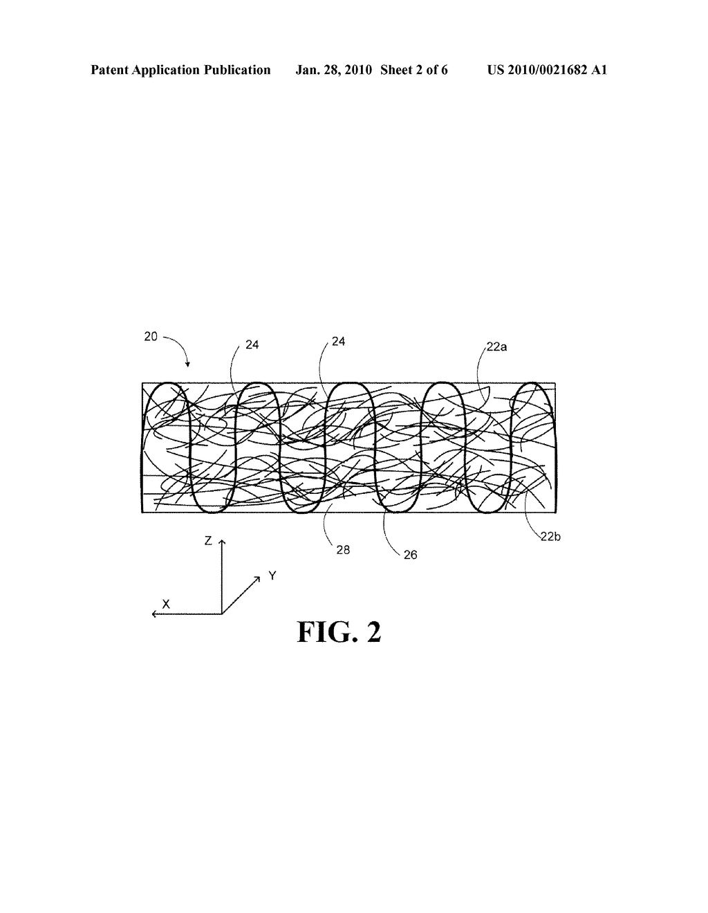 COMPOSITE MATERIAL AND METHOD FOR INCREASING Z-AXIS THERMAL CONDUCTIVITY OF COMPOSITE SHEET MATERIAL - diagram, schematic, and image 03