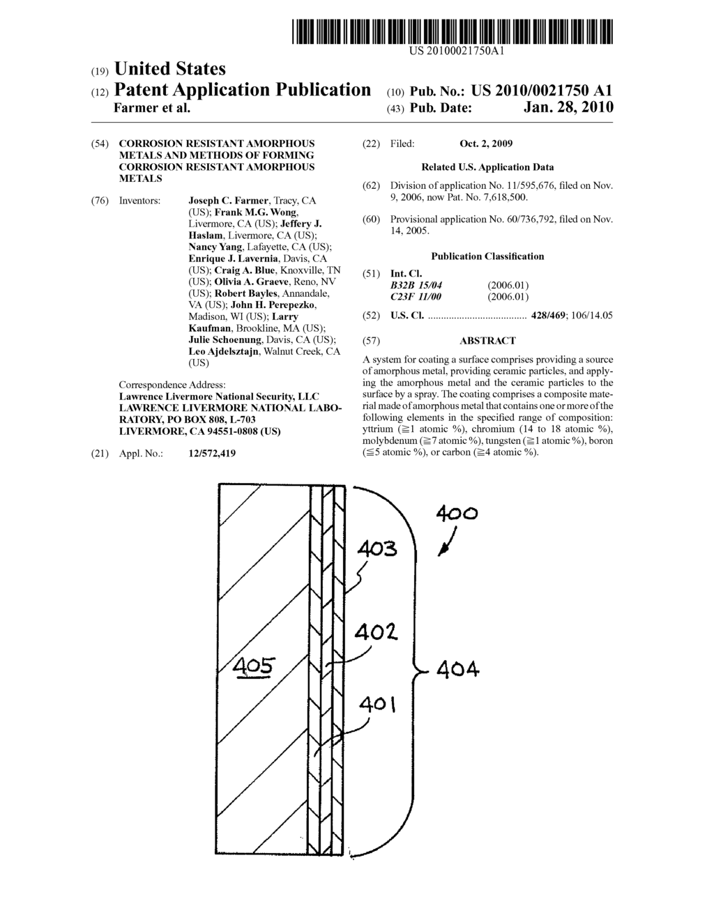 CORROSION RESISTANT AMORPHOUS METALS AND METHODS OF FORMING CORROSION RESISTANT AMORPHOUS METALS - diagram, schematic, and image 01