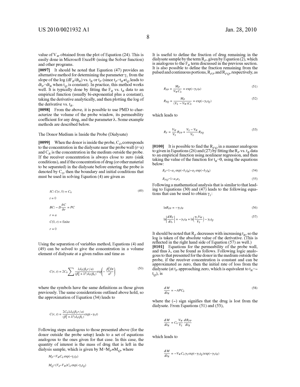 Method for use of microdialysis - diagram, schematic, and image 22