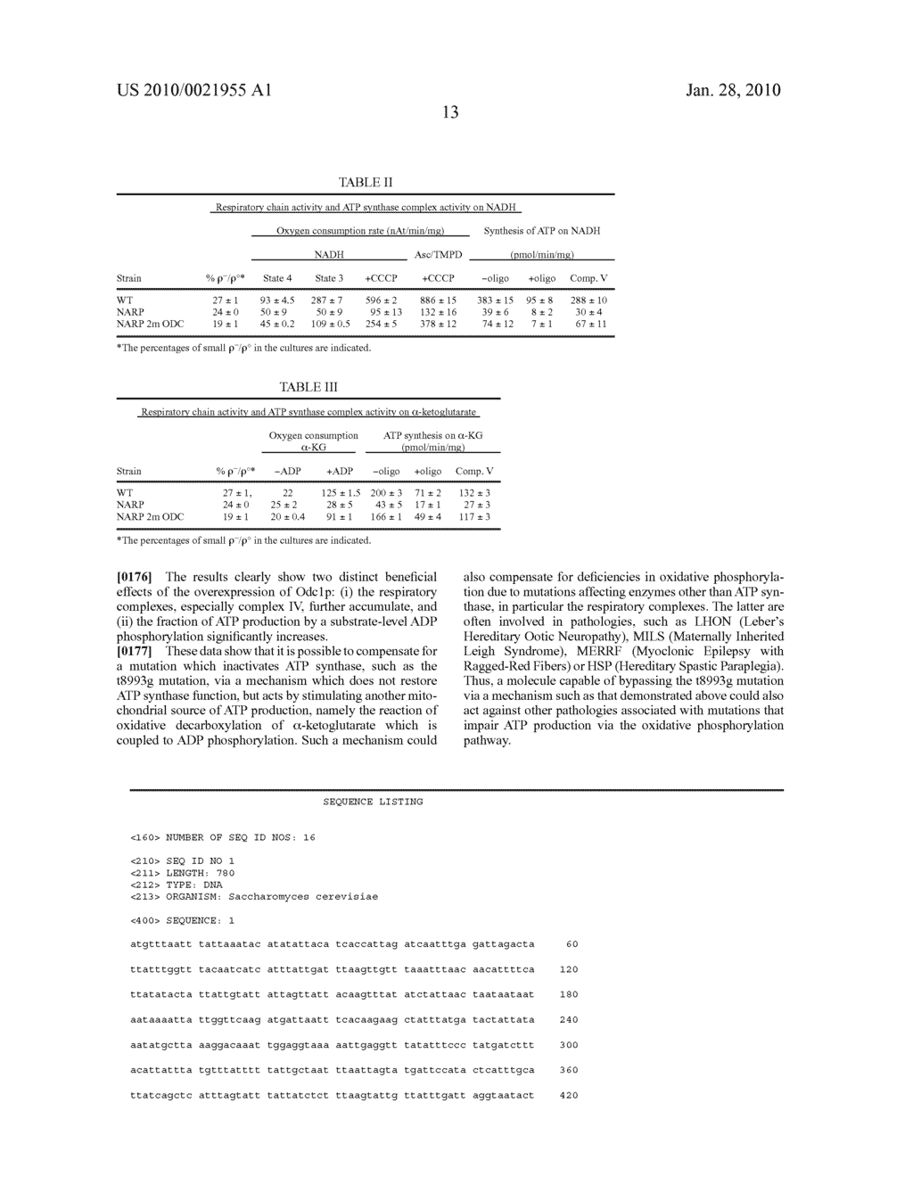 MODELLING IN YEAST OF THE MITOCHONDRIAL ATP6 GENE MUTATIONS RESPONSIBLE FOR NARP SYNDROME IN HUMANS AND USES THEREOF FOR SCREENING FOR MEDICAMENTS - diagram, schematic, and image 27