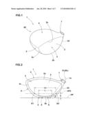 WOOD-TYPE GOLF CLUB HEAD diagram and image