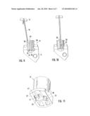 TENSIONING DEVICE FOR A TRACTION MECHANISM, PARTICULARLY A BELT OR A CHAIN diagram and image