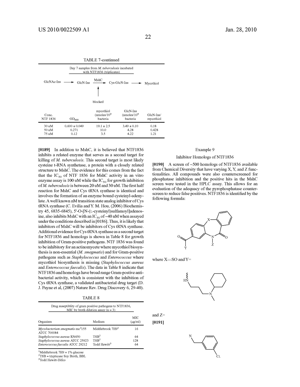 Inhibitors of MshC and Homologs Thereof, and Methods of Identifying Same - diagram, schematic, and image 31