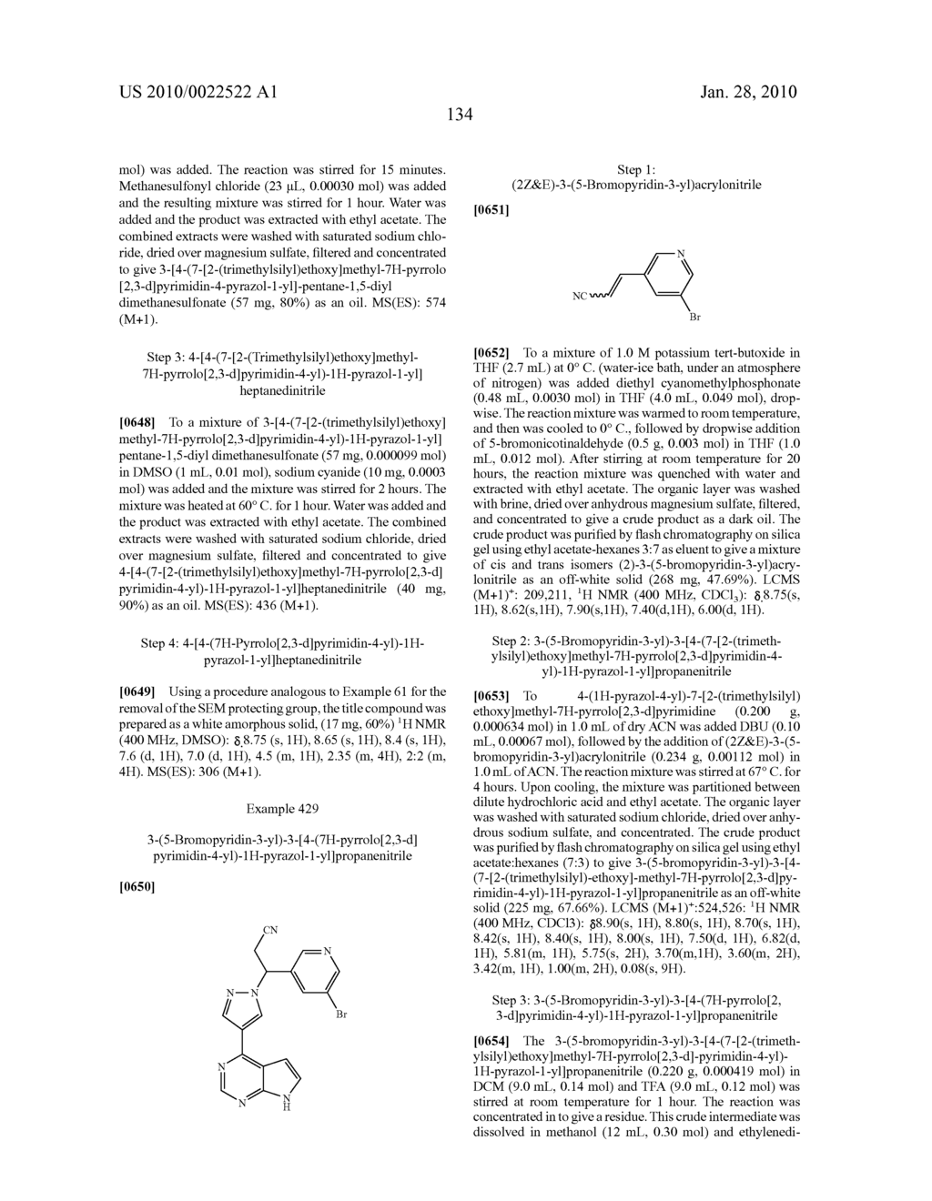 HETEROARYL SUBSTITUTED PYRROLO[2,3-b]PYRIDINES AND PYRROLO[2,3-b]PYRIMIDINES AS JANUS KINASE INHIBITORS - diagram, schematic, and image 135