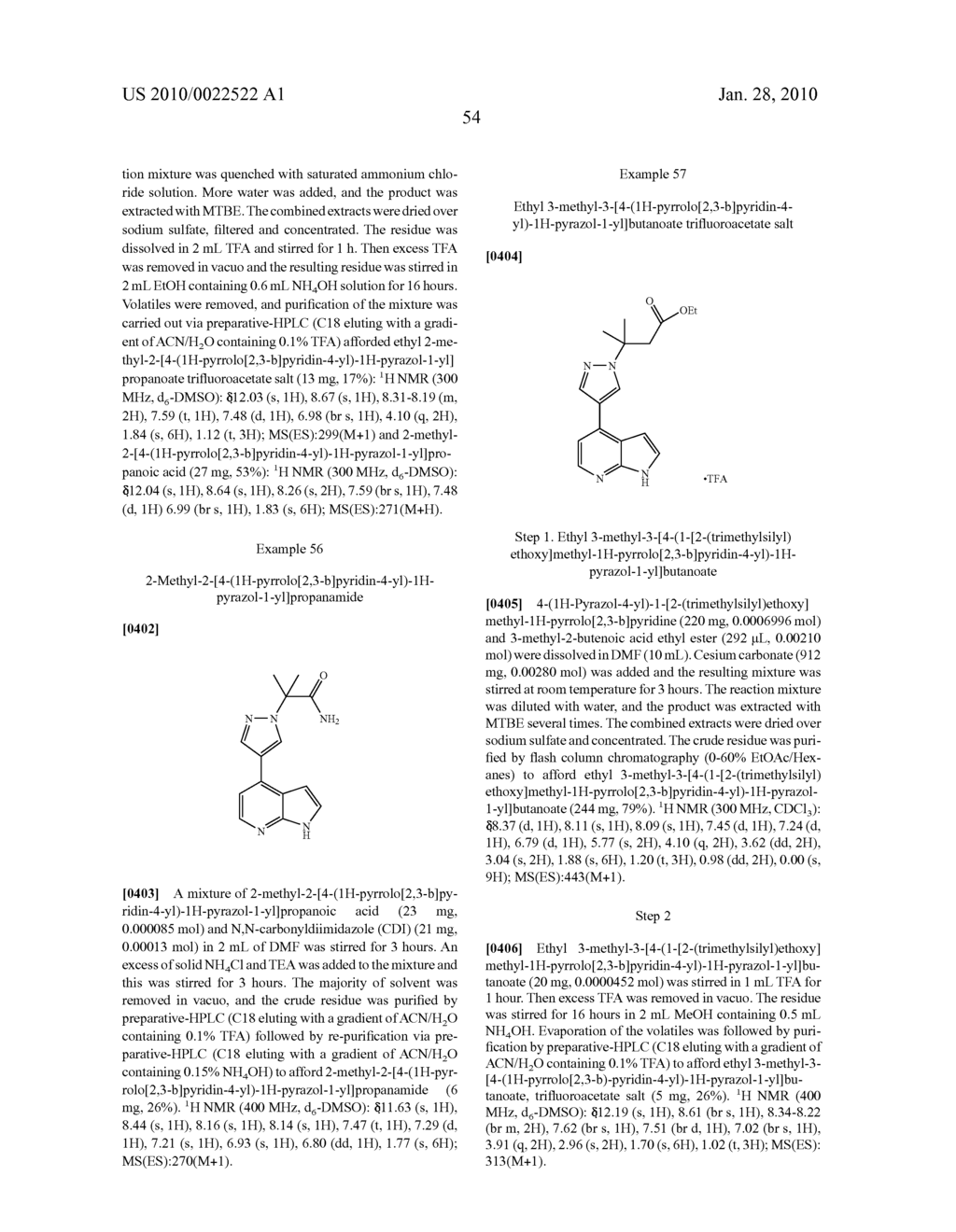 HETEROARYL SUBSTITUTED PYRROLO[2,3-b]PYRIDINES AND PYRROLO[2,3-b]PYRIMIDINES AS JANUS KINASE INHIBITORS - diagram, schematic, and image 55
