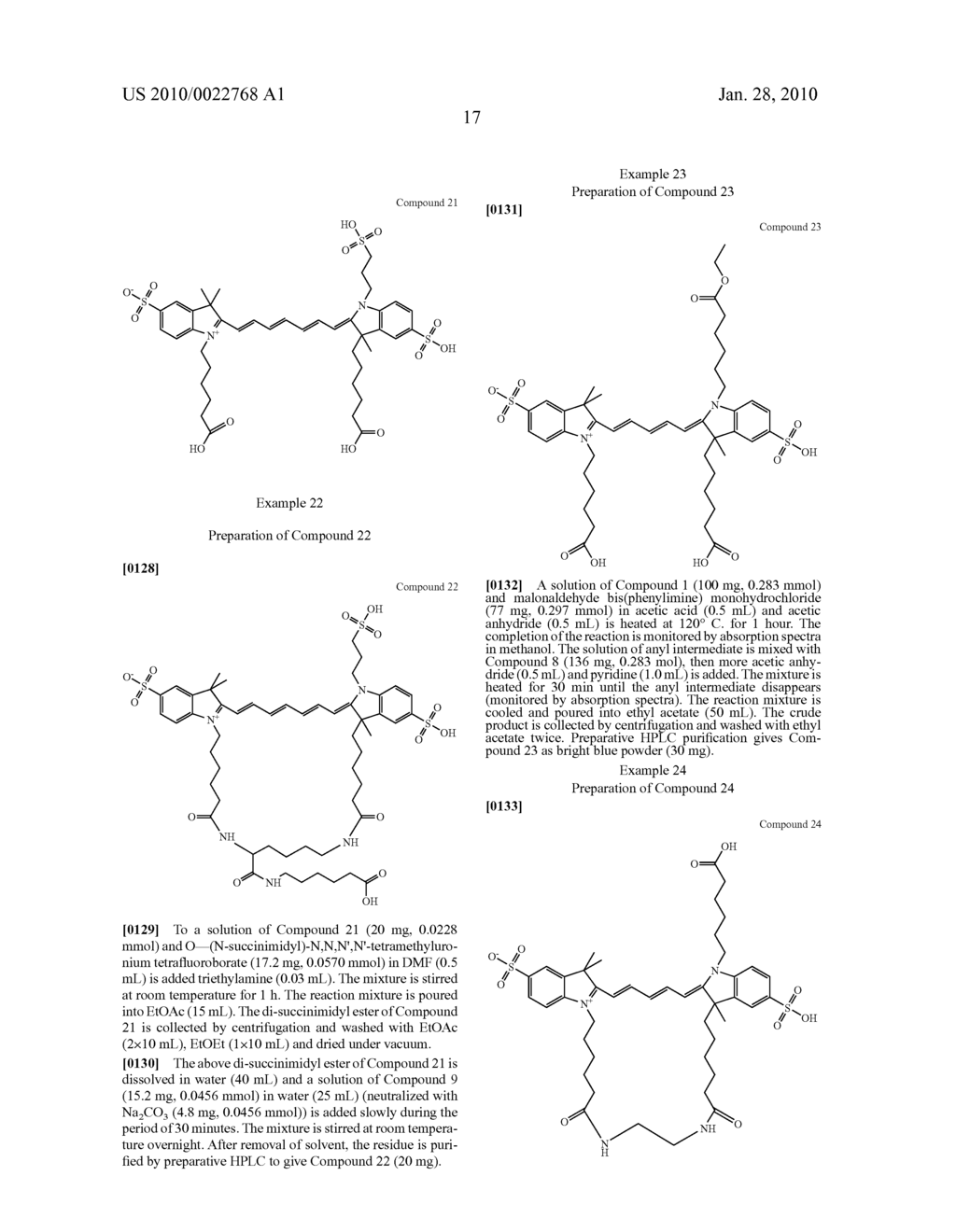 Reactive 1,3'-crosslinked carbocyanines and their bioconjugates - diagram, schematic, and image 35