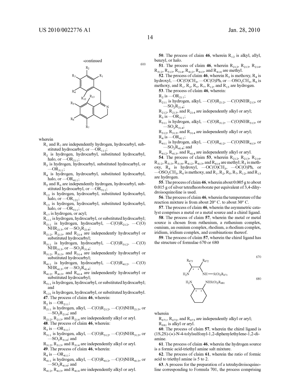 Preparation of Hexahydroisoquinolines from Dihydroisoquinolines - diagram, schematic, and image 15