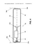 Thigh support with vibratory device for improved blood circulation diagram and image