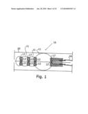 INFLATABLE CHAMBER DEVICE FOR MOTION THROUGH A PASSAGE diagram and image