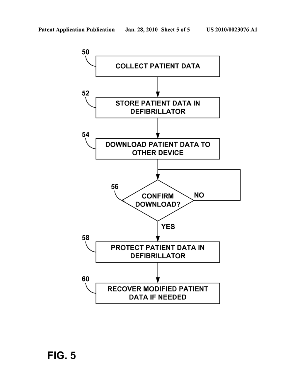 POST-DOWNLOAD PATIENT DATA PROTECTION IN A MEDICAL DEVICE - diagram, schematic, and image 06