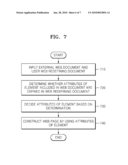 METHOD AND APPARATUS FOR RECONSTRUCTING A WEB PAGE diagram and image