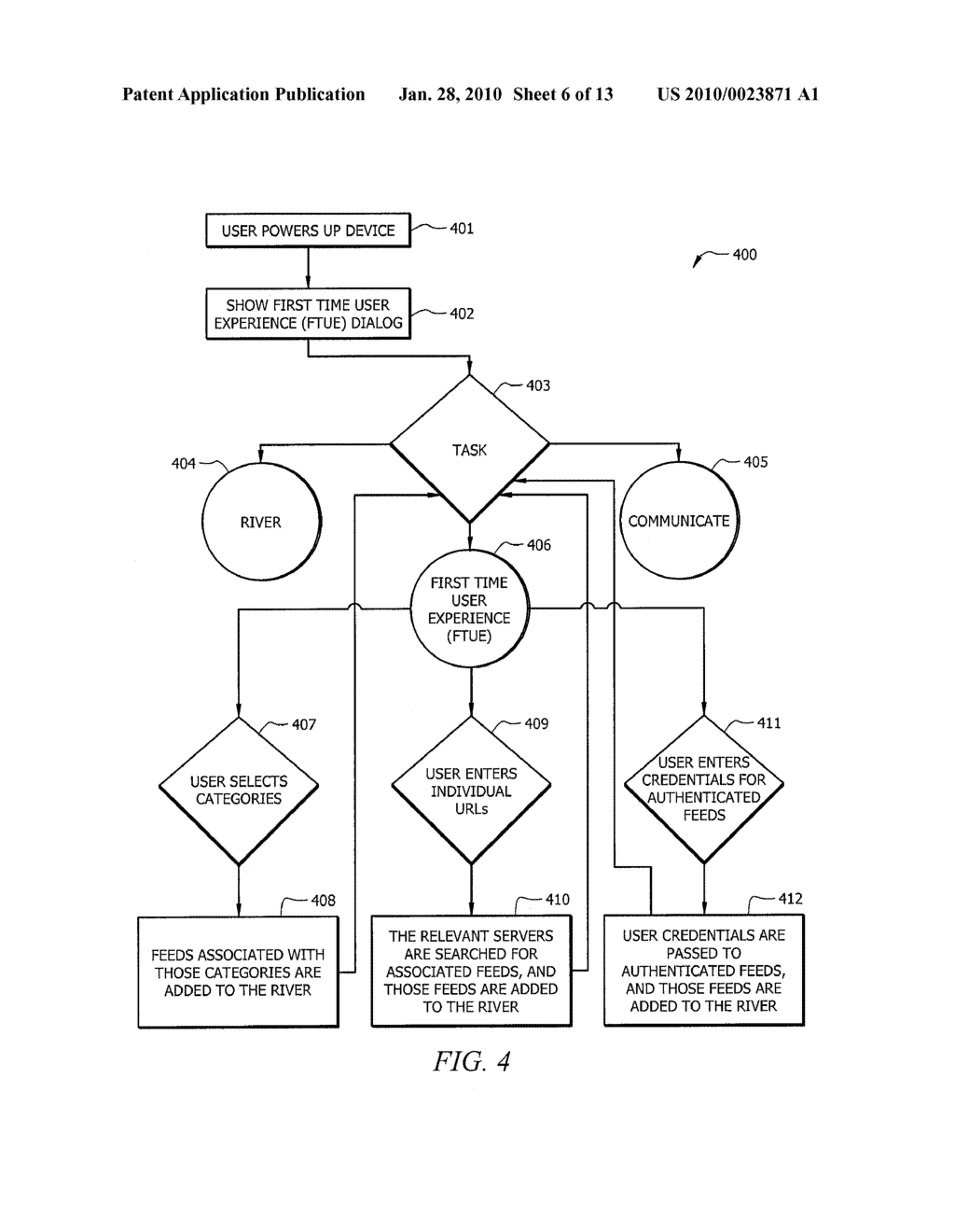 Methods and Systems Providing an Interactive Social Ticker - diagram, schematic, and image 07