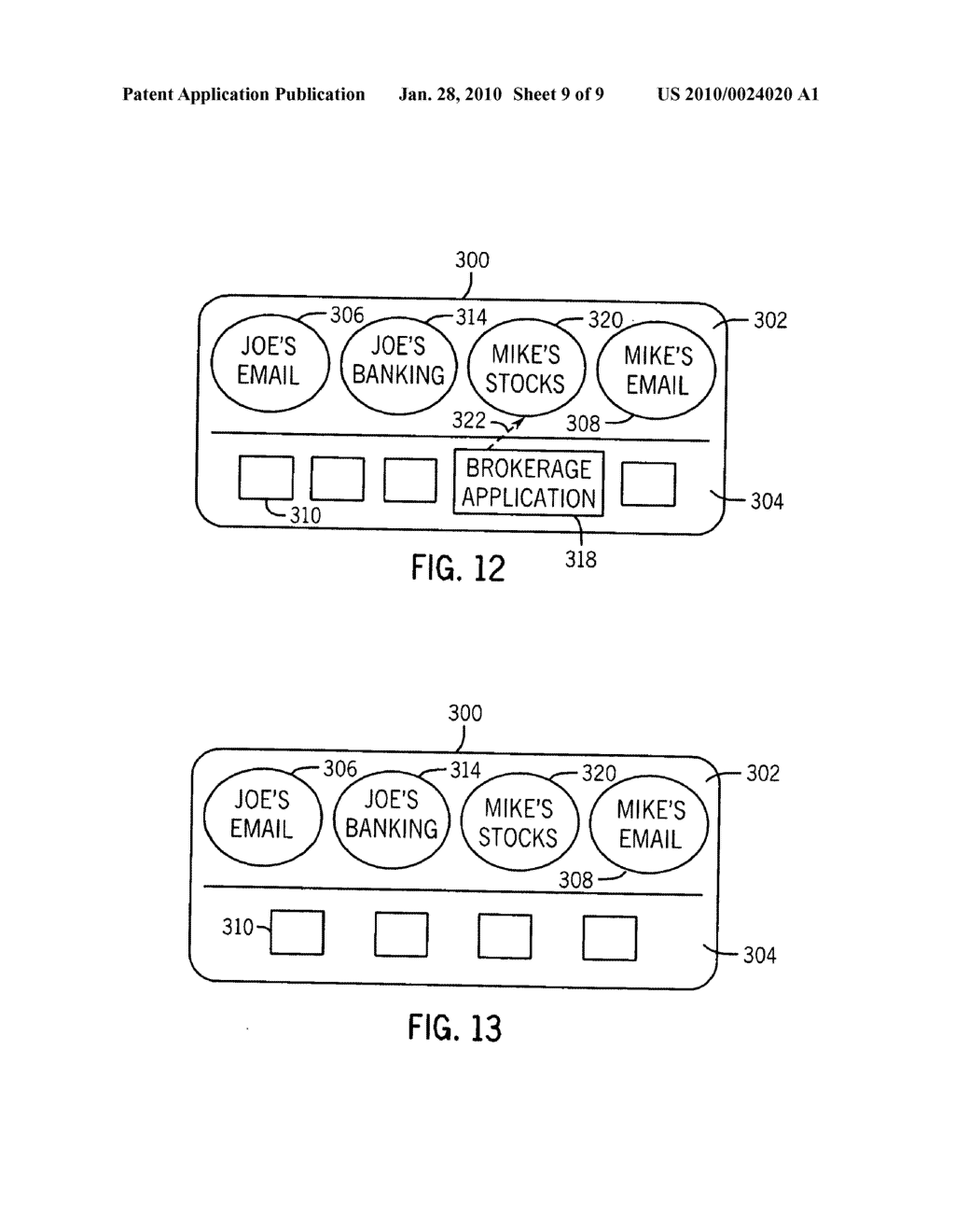 Wireless mobile device with privacy groups that independently control access to resident application programs - diagram, schematic, and image 10