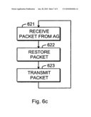 Application gateway system and method for maintaining security in a packet-switched information network diagram and image