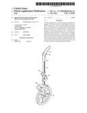 BRAKE MECHANISM FOR WHEELED DISTANCE MEASURING DEVICE diagram and image