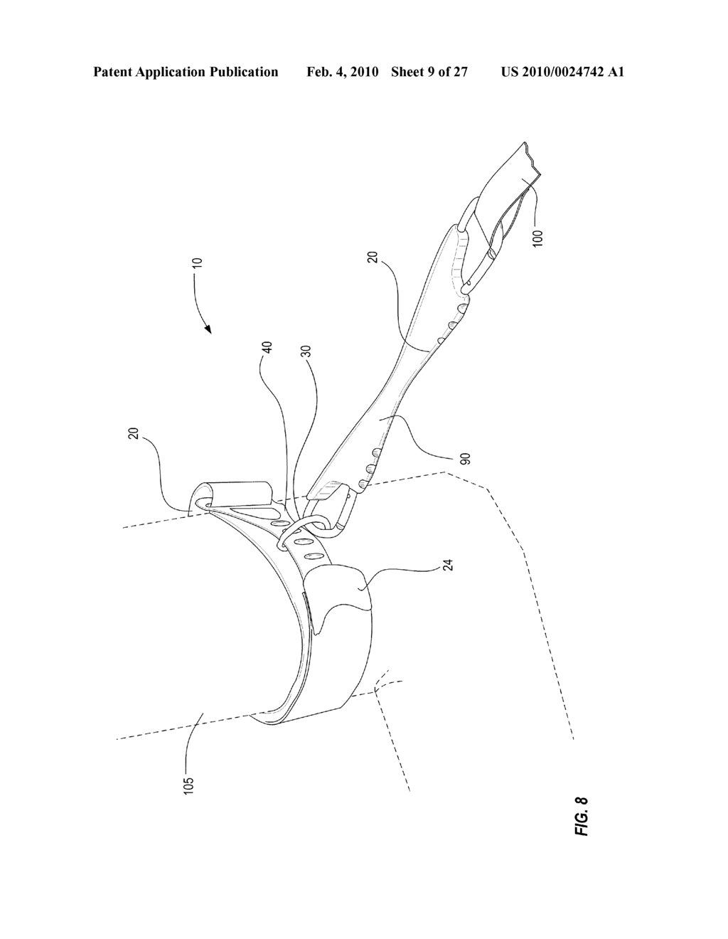 LEASH SECURING ASSEMBLY - diagram, schematic, and image 10