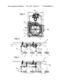 EQUIPMENT FOR THE SURFACE TREATMENT OF PARTS BY IMMERSION IN A PROCESSING LIQUID diagram and image