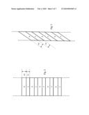 PROCESS FOR MANUFACTURING TYRES BY APPLICATION OF STRIPS HAVING DIFFERENT WIDTHS diagram and image