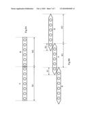 PROCESS FOR MANUFACTURING TYRES BY APPLICATION OF STRIPS HAVING DIFFERENT WIDTHS diagram and image