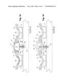 Reciprocating slat conveyor with moving slats between fixed slats diagram and image