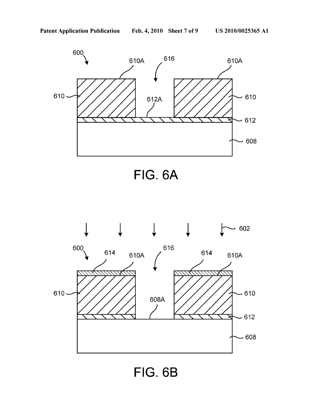 METHOD FOR SELECTIVELY ETCHING AREAS OF A SUBSTRATE USING A GAS CLUSTER ION BEAM - diagram, schematic, and image 08