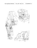 Portable container with integral folding mechanism diagram and image