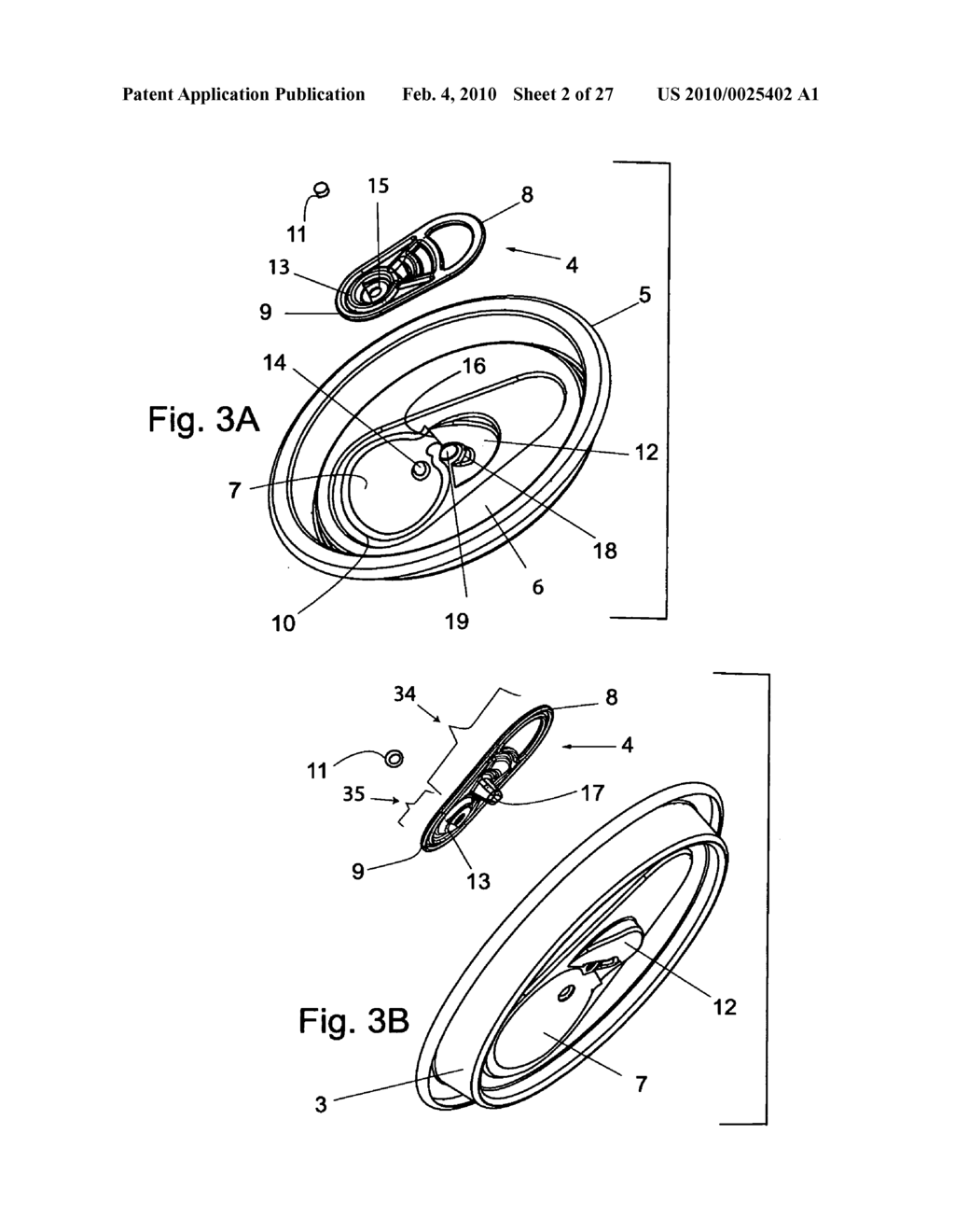 Pushdown openings with purchase, leverage and gas-tight resealability for can ends - diagram, schematic, and image 03