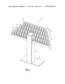 Universal Collection and Support Column for Diverse Electronic Candle Arrays diagram and image