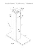 Universal Collection and Support Column for Diverse Electronic Candle Arrays diagram and image