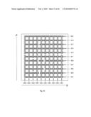 Cell of Semiconductor Device Having Sub-Wavelength-Sized Gate Electrode Conductive Structures Formed from Linear Shaped Gate Electrode Layout Features Defined with Minimum End-to-End Spacing and At Least Eight Transistors diagram and image