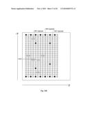 Cell of Semiconductor Device Having Sub-Wavelength-Sized Gate Electrode Conductive Structures Formed from Linear Shaped Gate Electrode Layout Features Defined with Minimum End-to-End Spacing and At Least Eight Transistors diagram and image