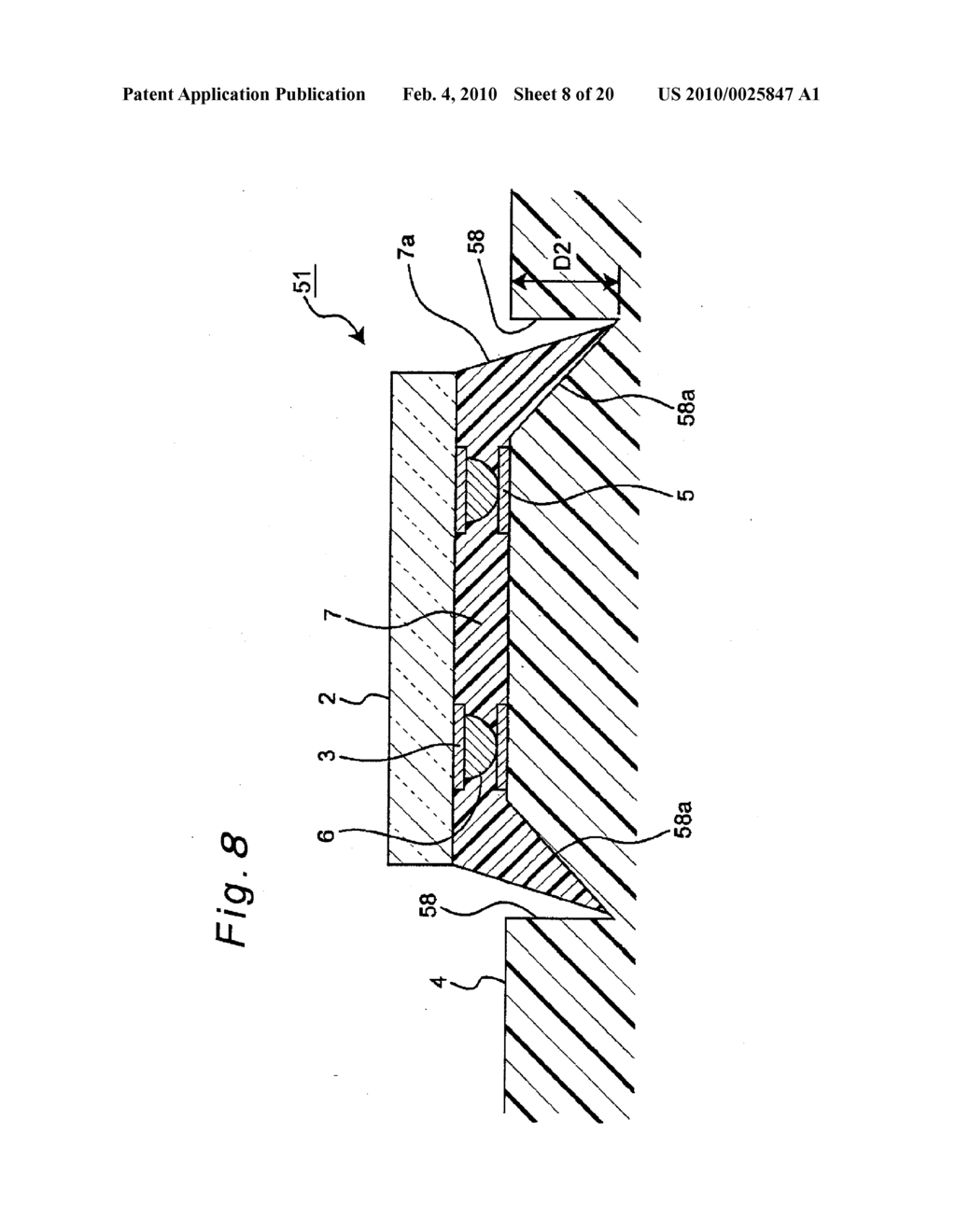 SEMICONDUCTOR DEVICE MOUNTED STRUCTURE AND SEMICONDUCTOR DEVICE MOUNTED METHOD - diagram, schematic, and image 09