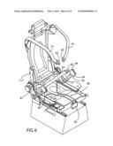 SEAT ASSEMBLY WITH REMOVABLE PORTIONS TO ACCOMMODATE OCCUPANT-WORN EQUIPMENT diagram and image