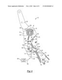 SEAT RECLINER/DUMP MECHANISM SUCH AS INCORPORATED INTO A SEATBACK SLAVED TO A FLOOR LATCH RELEASE diagram and image