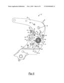 SEAT RECLINER/DUMP MECHANISM SUCH AS INCORPORATED INTO A SEATBACK SLAVED TO A FLOOR LATCH RELEASE diagram and image