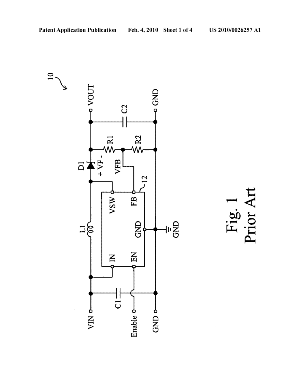 Non-synchronous boost converter including low-voltage device for load disconnection - diagram, schematic, and image 02
