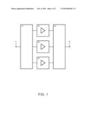 INTEGRATED DOHERTY TYPE AMPLIFIER ARRANGEMENT WITH HIGH POWER EFFICIENCY diagram and image