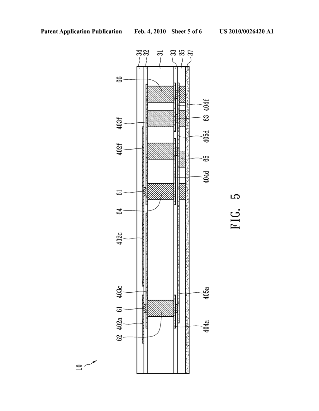 BAND-PASS FILTER CIRCUIT AND MULTI-LAYER STRUCTURE AND METHOD THEREOF - diagram, schematic, and image 06