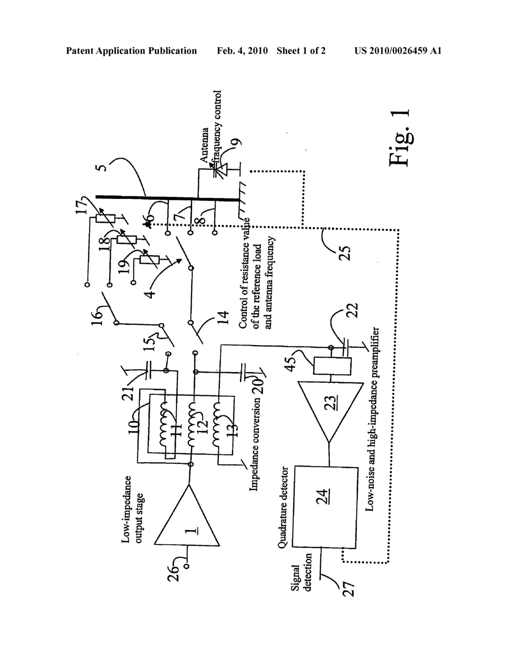 RFID READING DEVICE AND METHOD IN AN RFID READING DEVICE - diagram, schematic, and image 02