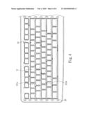 SLIM SELF-LUMINOUS KEYBOARD STRUCTURE diagram and image