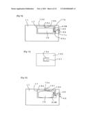 Battery accommodating device, portable device, output device, and head mount display diagram and image