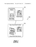 METHOD FOR PROVIDING PARALLEL AUGMENTED FUNCTIONALITY FOR A VIRTUAL ENVIRONMENT diagram and image